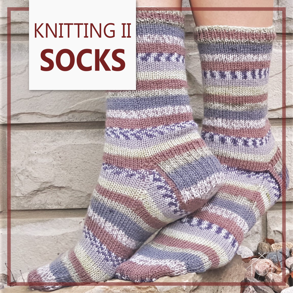 Knitting II - Socks (Evening); October 29th, November 5th and 12th, 2025