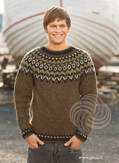 Riddari Sweater Yarn Pack (Green)