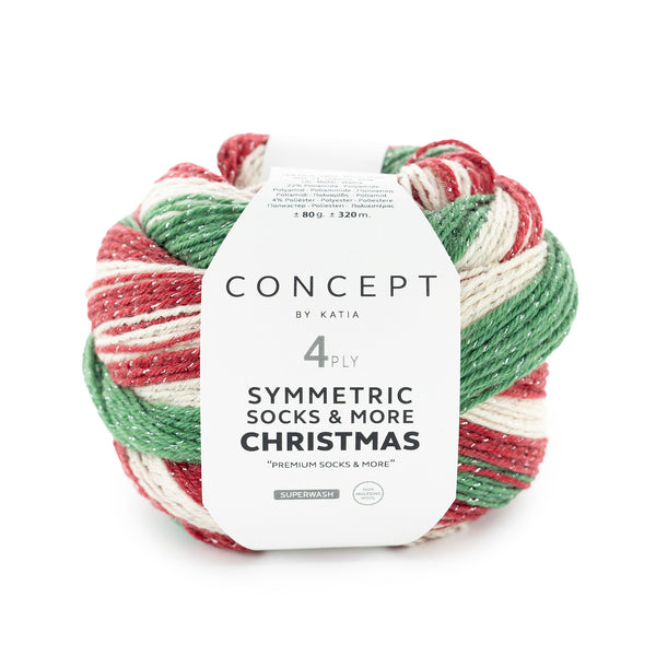 Katia Concept 4-Ply Christmas Socks