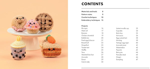 Mini Amigurumi Food