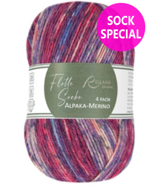 Rellana Garne Flotte Sock 4-Ply Alpaka Merino