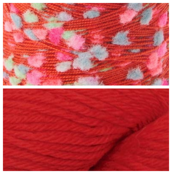 Stauffer Mittens (Pompom Version) Yarn Pack