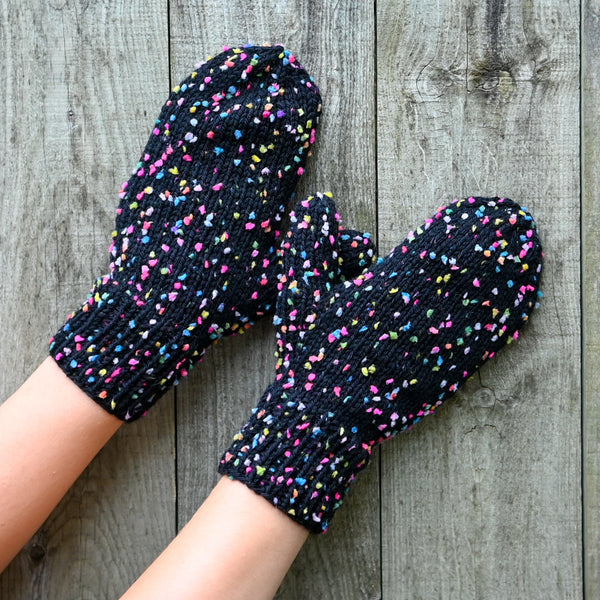 Stauffer Mittens (Pompom Version) Yarn Pack