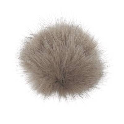 Snap-on Faux Fur Pompom