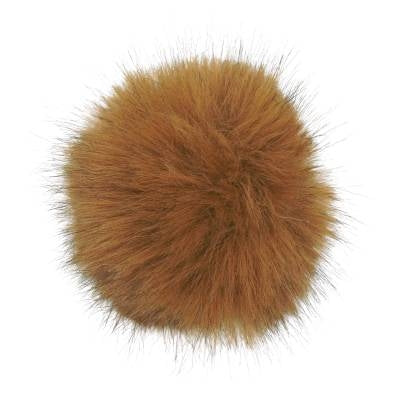 Snap-on Faux Fur Pompom