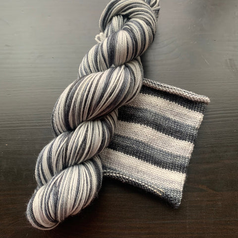 Comfy Cozy Knits Self-Striping Sock
