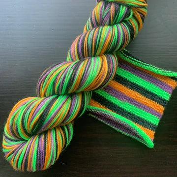 Comfy Cozy Knits Self-Striping Sock