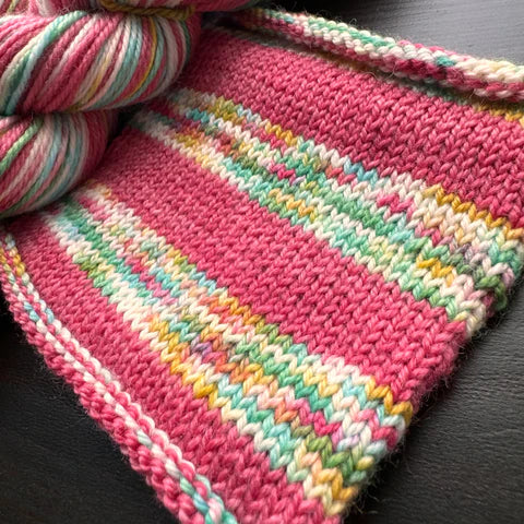 Comfy Cozy Knits Self-Striping Sock