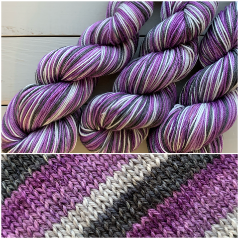 Comfy Cozy Knits Self-Striping Sock