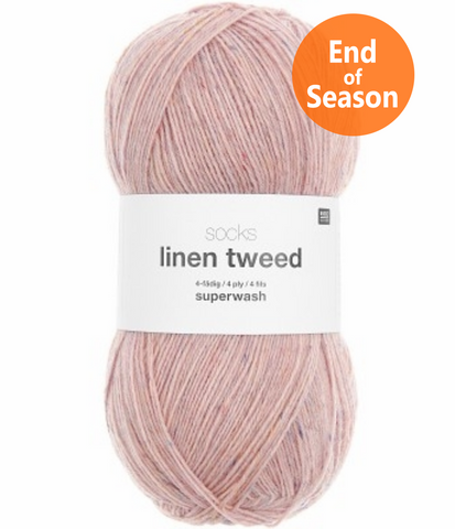 Rico Socks Linen Tweed 4-Ply