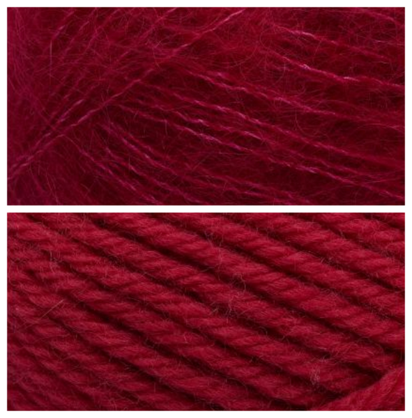 Stauffer Mittens (Mohair Version) Yarn Pack