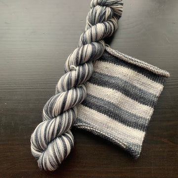 Comfy Cozy Knits Self-Striping Sock