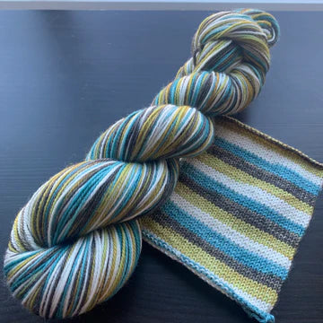 Comfy Cozy Knits Self-Striping Sock