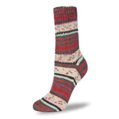 Rellana Garne Flotte Socke 4-Ply Christmas