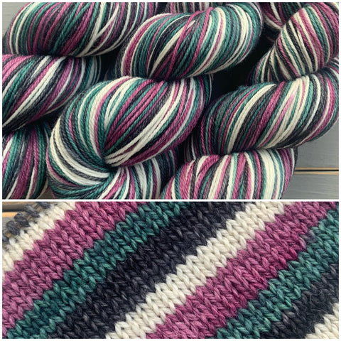 Comfy Cozy Knits Self-Striping Sock