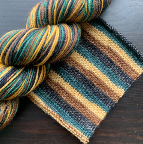 Comfy Cozy Knits Self-Striping Sock