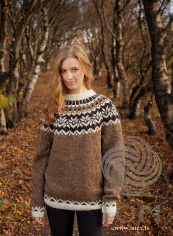 Afmaeli Sweater Yarn Pack (Brown)