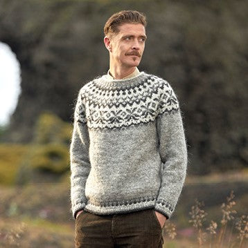 Vængjatök Sweater Yarn Pack (Grey)