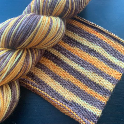 Comfy Cozy Knits Self-Striping Sock