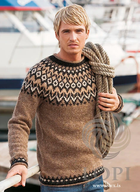 Riddari Sweater Yarn Pack (Brown)