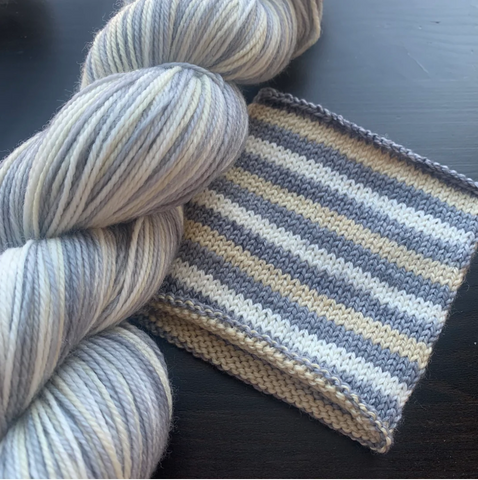 Comfy Cozy Knits Self-Striping Sock