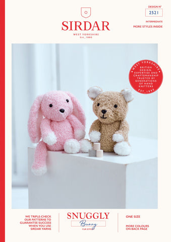 Toy Bear & Bunny - Sirdar 2521